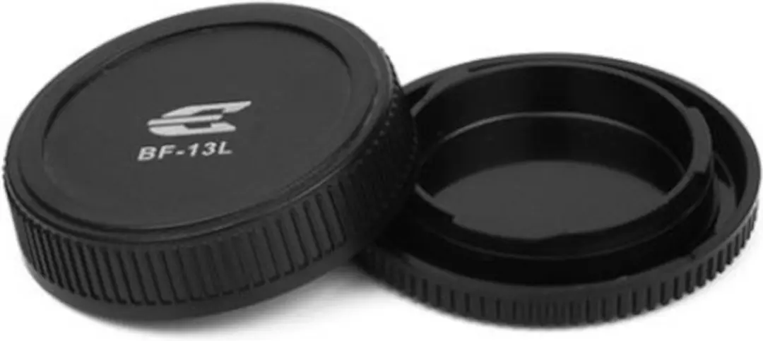 Pixel BF-13L & BF-13B Lens- en Body Cap - Zwart - afbeelding 5 van 6