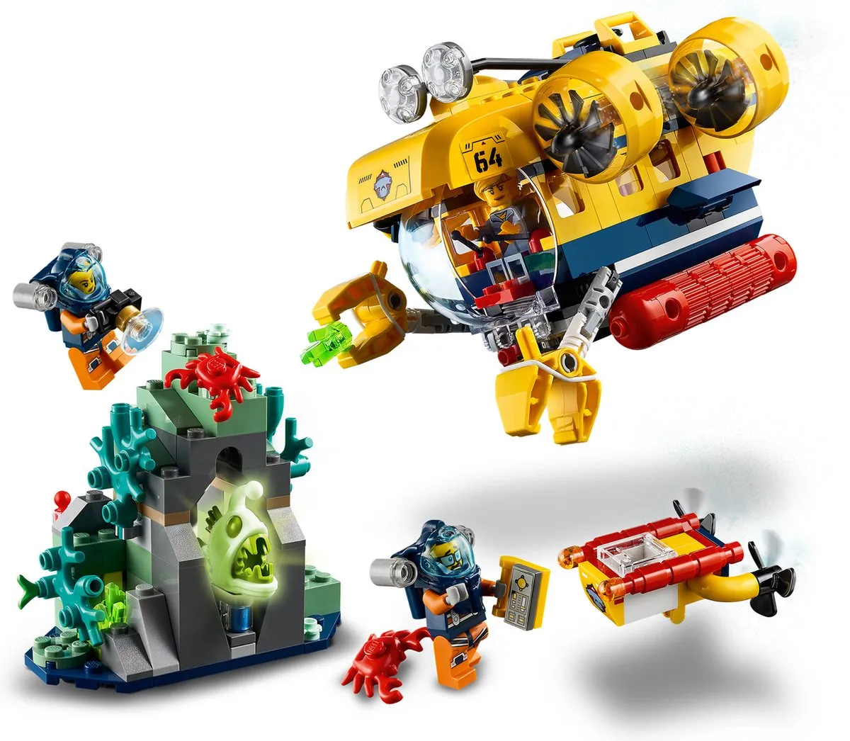 LEGO City Oceaan Verkenningsduikboot 60264 - 286 Stukken