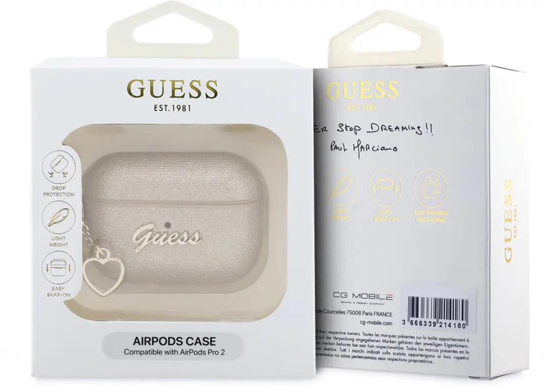 Guess AirPods Pro Hoesje - Goud