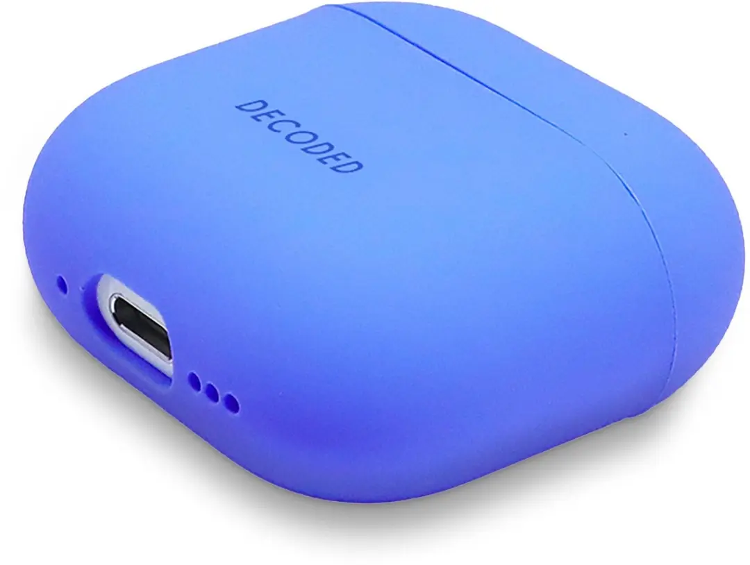 Decoded Siliconen AirPods 4 Hoesje D25AP4C1SCYSC - Blauw