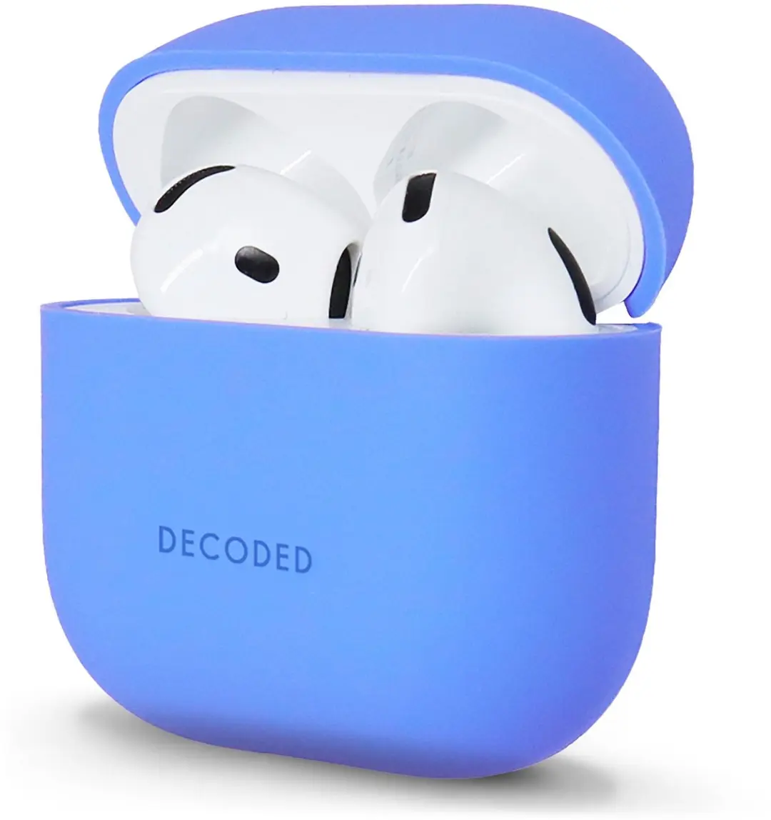 Decoded Siliconen AirPods 4 Hoesje D25AP4C1SCYSC - Blauw