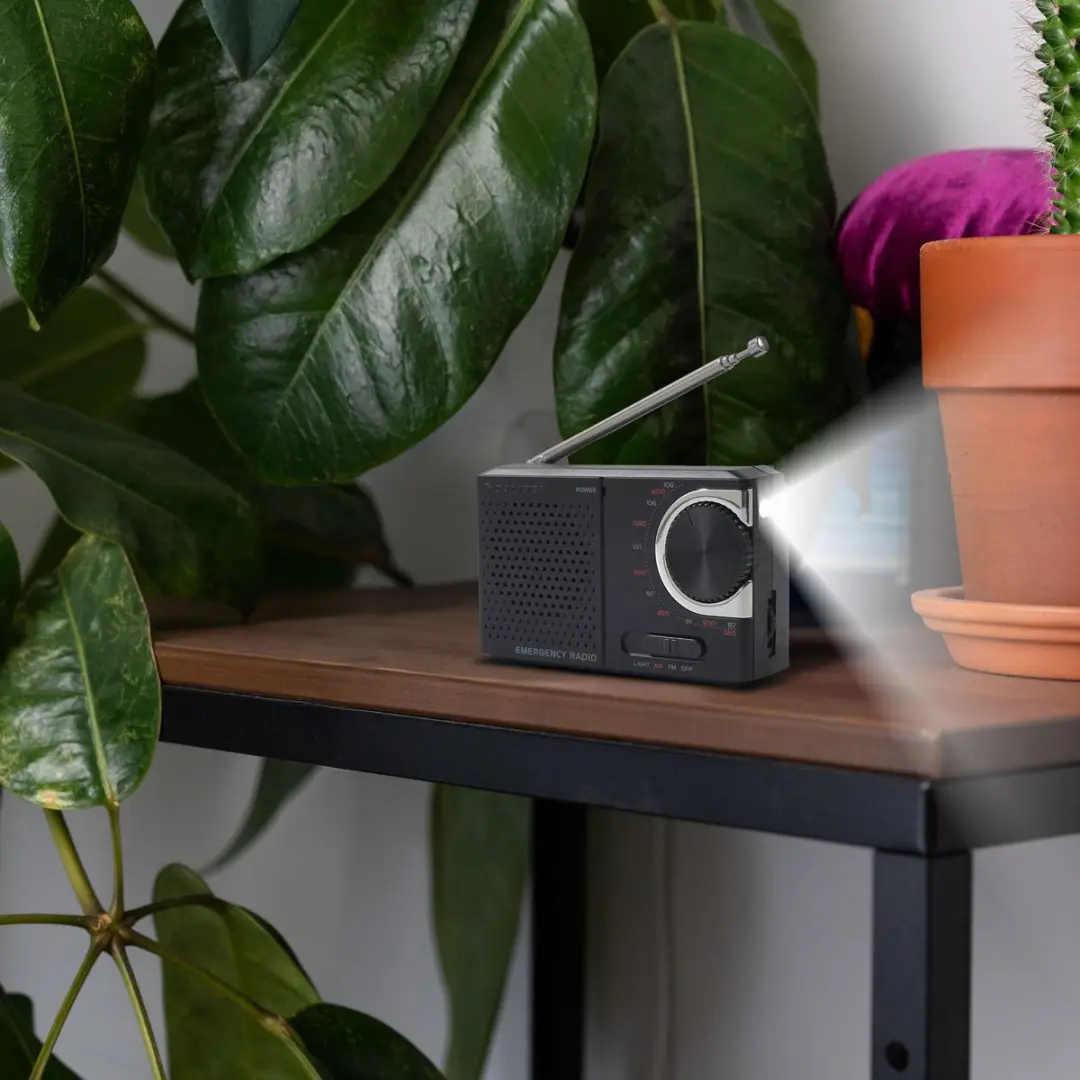 Caliber HPG311B Noodradio - Zwart - Met Zaklamp - afbeelding 6 van 6