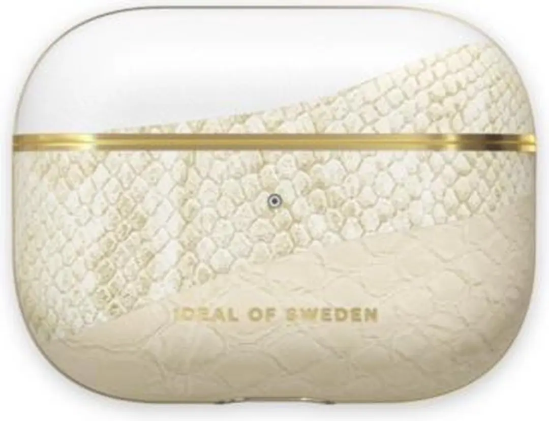 iDeal of Sweden AirPods Pro Case PU Cream Gold Snake
