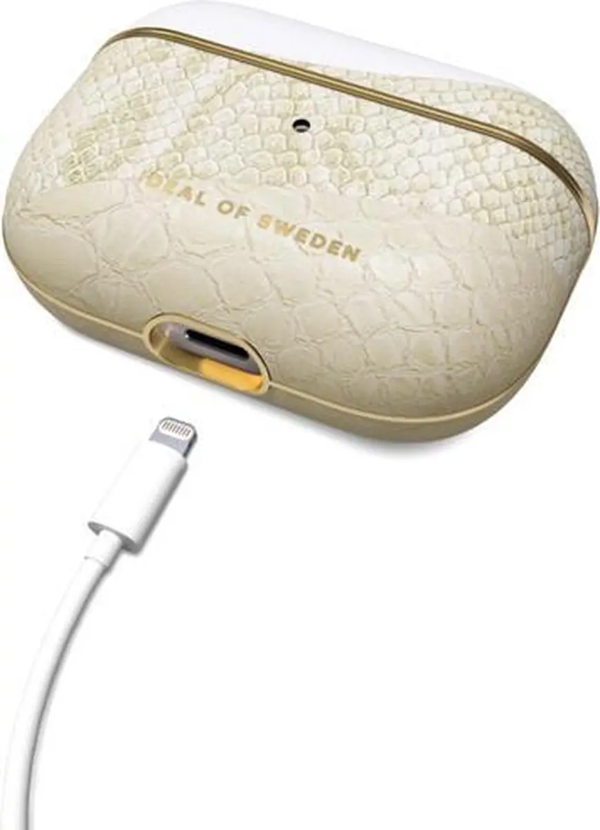 iDeal of Sweden AirPods Pro Case PU Cream Gold Snake - IDAPCSS21-PRO-270