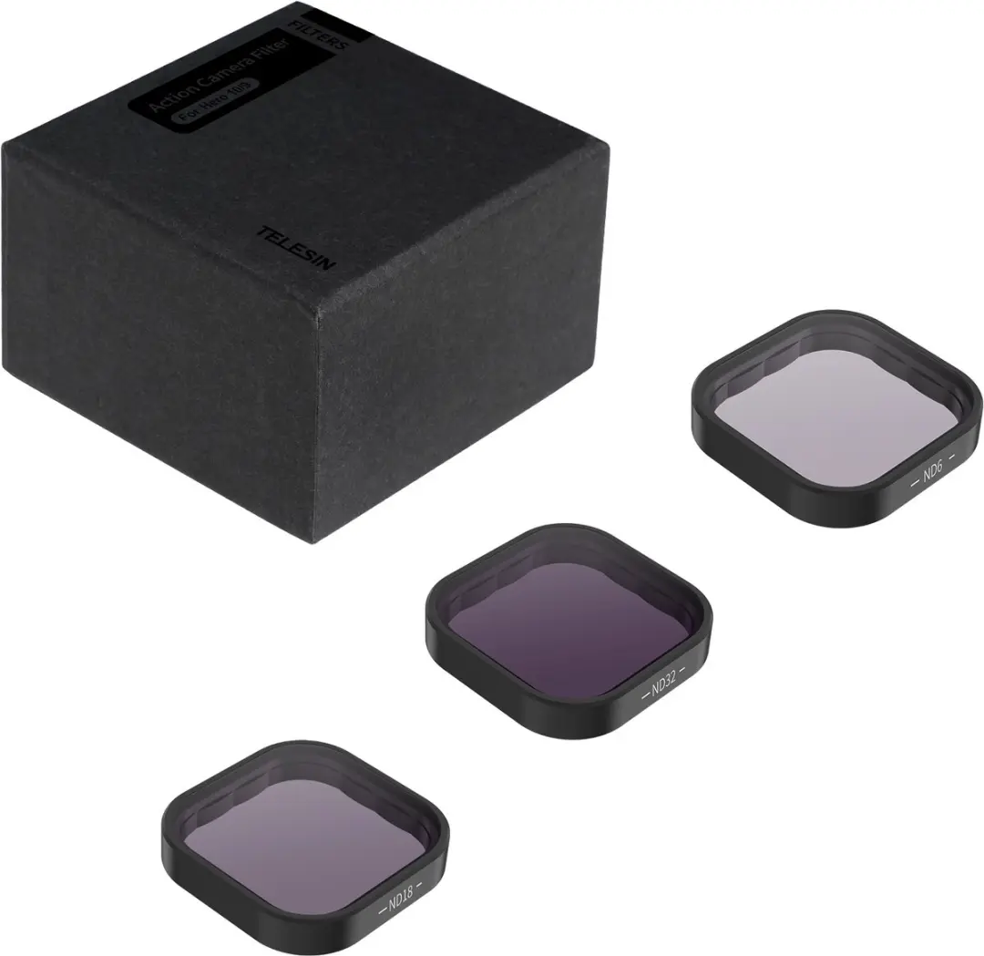 Telesin CPL+ND8/16/32 Lens Filter Kit GoPro - 4 Stuks - afbeelding 6 van 6