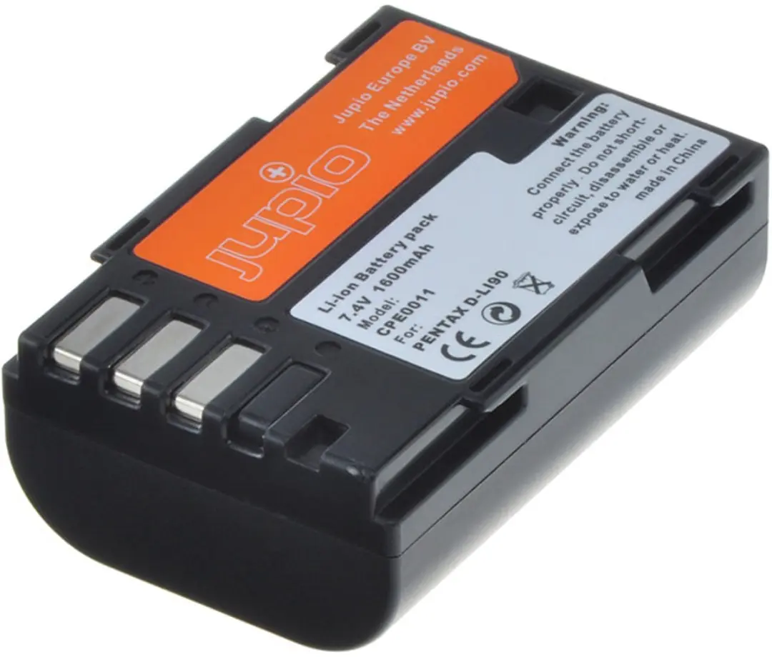 Jupio D-Li90 Accu - 1600mAh - Pentax