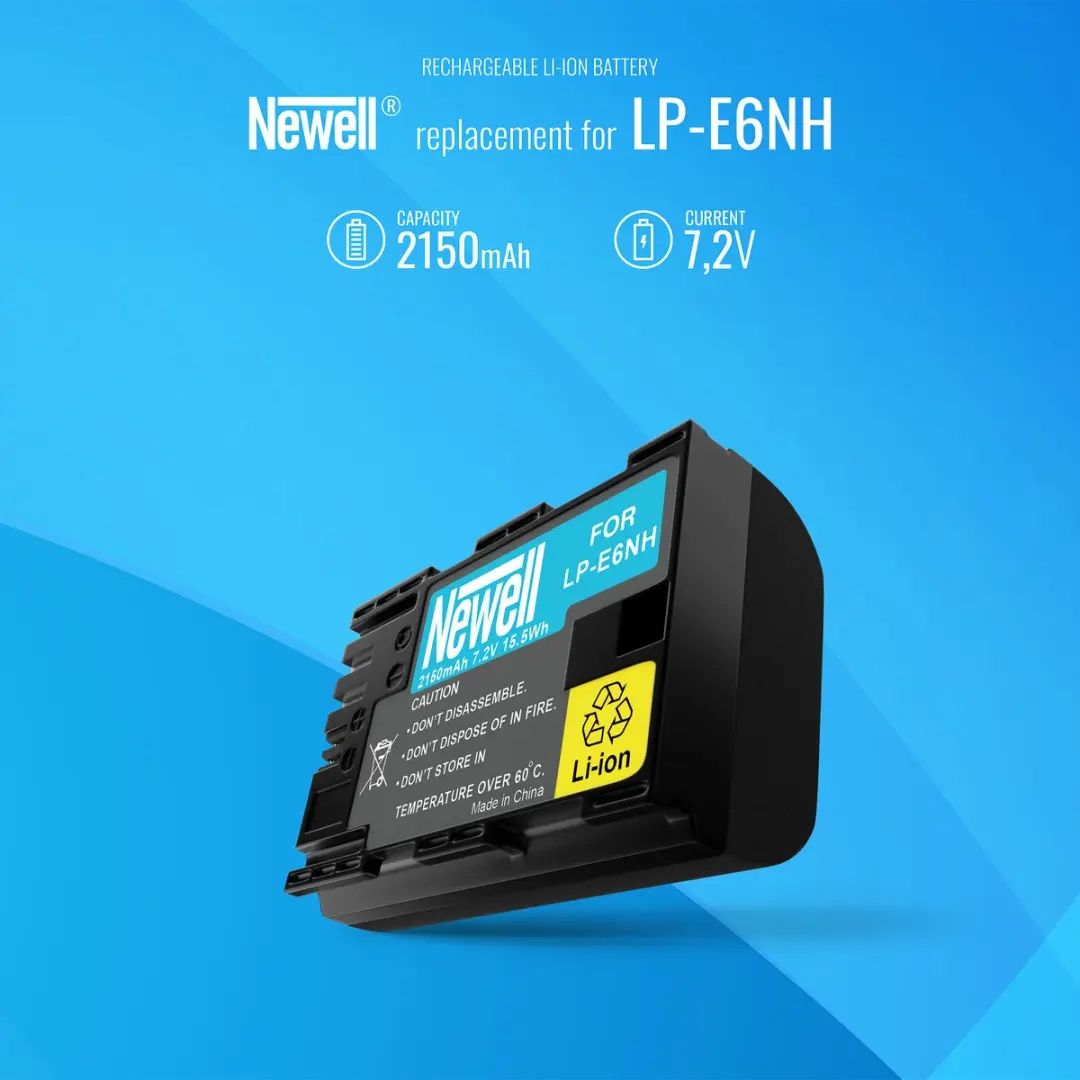 Newell Accu Canon LP-E6NH - 2150mAh - afbeelding 3 van 6