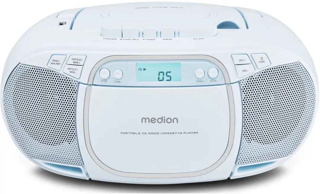 Medion MD44176 Stereo Geluidssysteem - 22W - Blauw