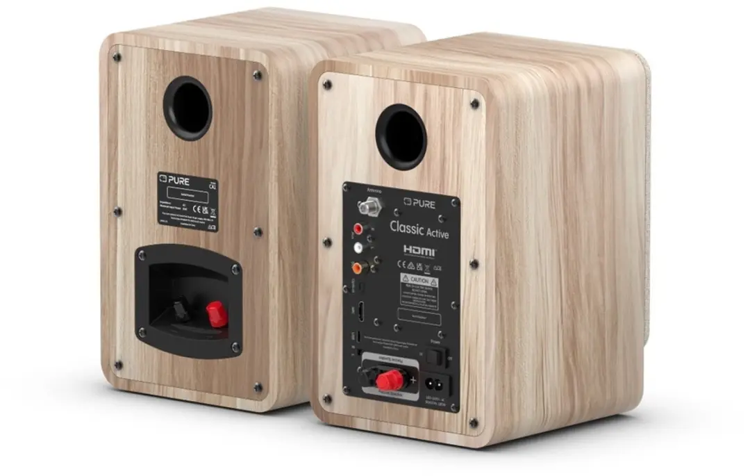 Pure Classic Active Home Audio Microsysteem 80W - Wit/Eiken - afbeelding 6 van 6