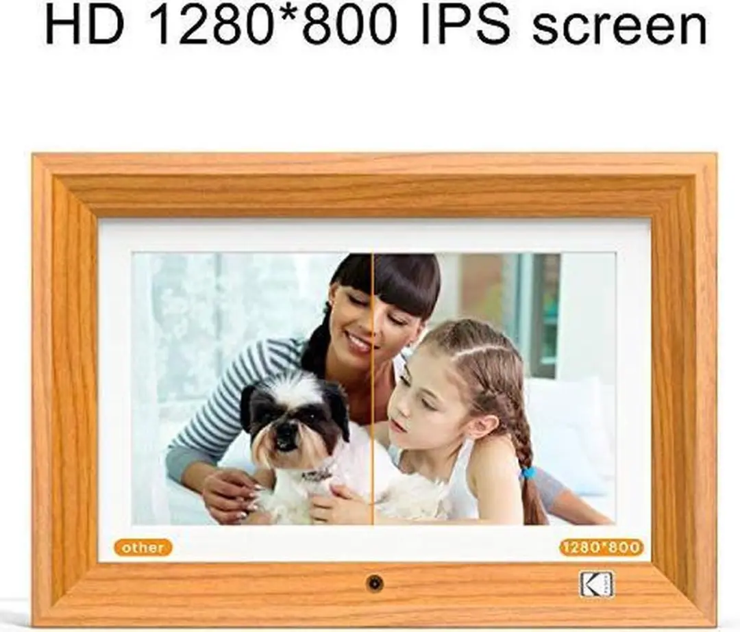 Kodak Digitale Fotolijst 10 inch - Hout - afbeelding 6 van 6