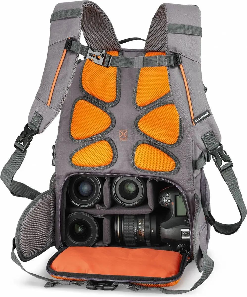 Cullmann Ultralight Sports DayPack 300 Rugtas 99441 - 3 Lenzen - Oranje/Grijs