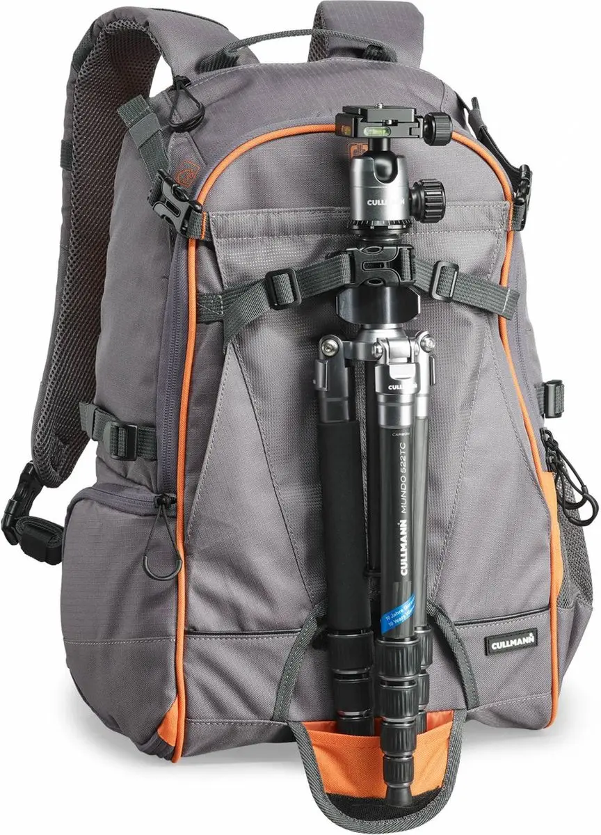 Cullmann Ultralight Sports DayPack 300 Rugtas 99441 - 3 Lenzen - Oranje/Grijs - afbeelding 6 van 6
