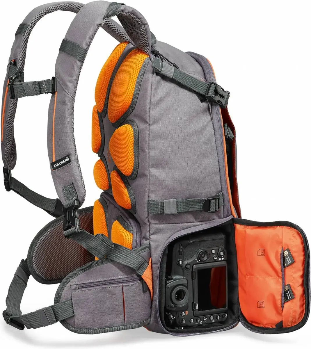 Cullmann Ultralight Sports DayPack 300 Rugtas 99441 - 3 Lenzen - Oranje/Grijs