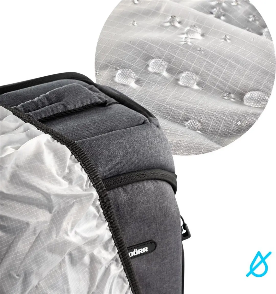 Dörr Photo Backpack Prag Go 464086-A Rugtas - 16 inch - 5 Lenzen - Grijs