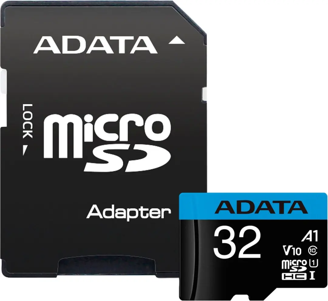 ADATA MicroSDHC AUSDH32GUICL10A1-RA1 32GB - met adapter