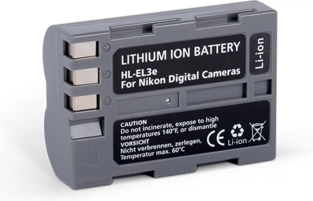 Hähnel HL-EL3e Li-Ion Accu 1650mAh - Nikon EN-EL3(E)