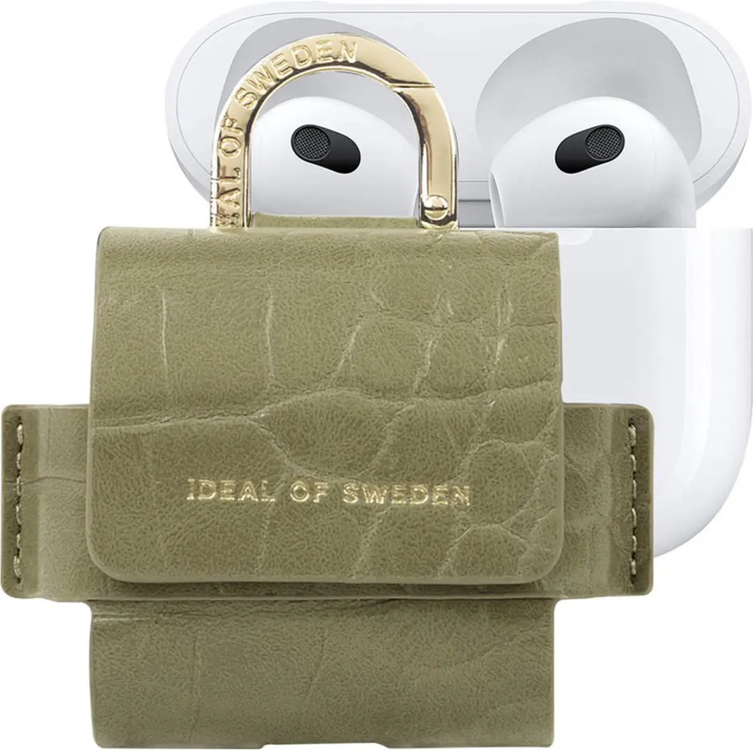 iDeal of Sweden Flo Hoesje AirPods 3 - Sage Croco - afbeelding 6 van 6