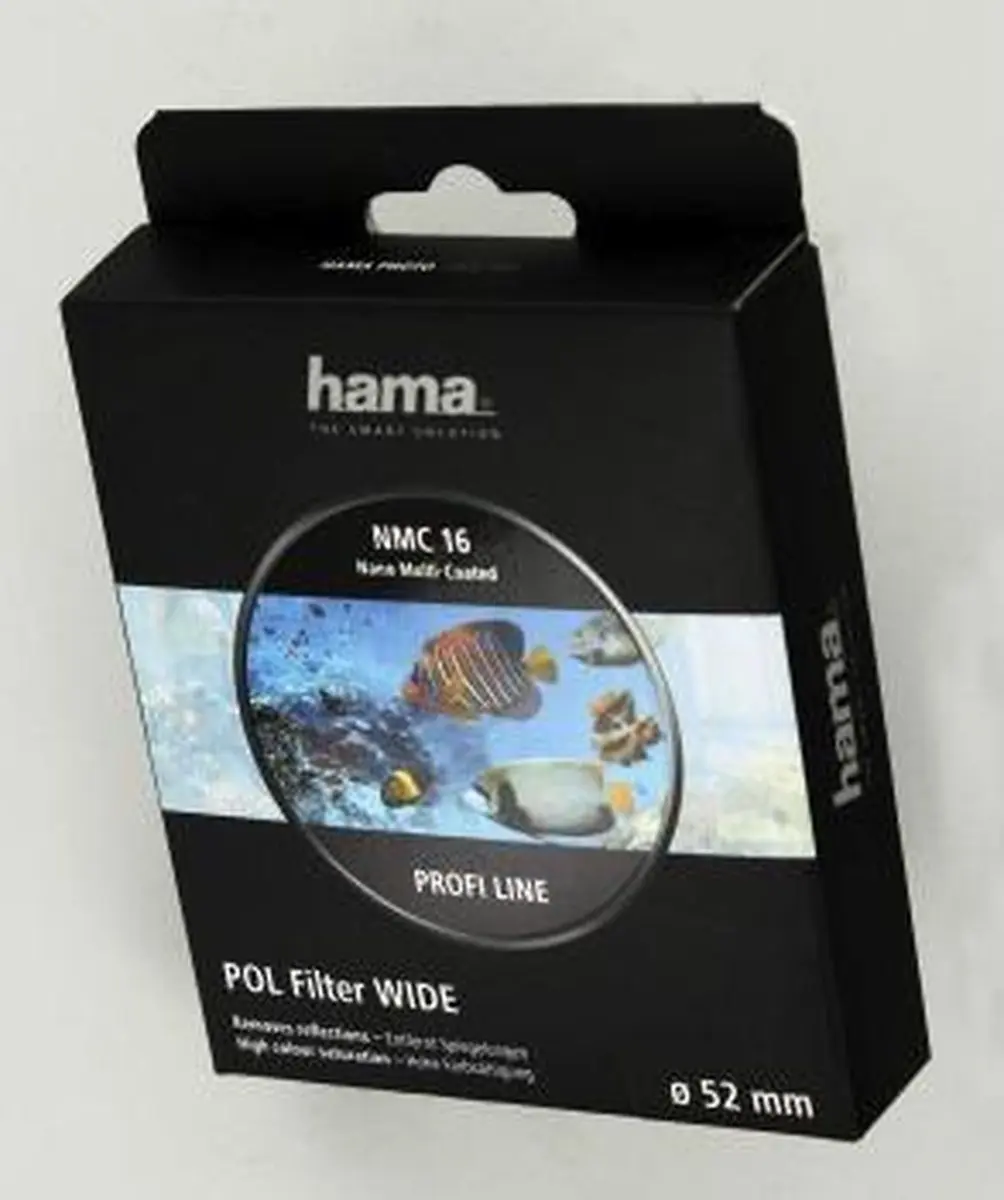 Hama Profi Line Circulair Polarisatiefilter 52mm - 16 lagen - Zwart - afbeelding 2 van 5