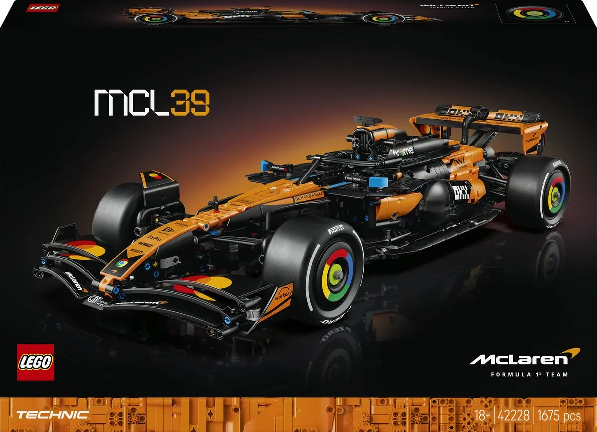 LEGO Technic McLaren MCL39 F1 Car 42228 - 1675 Stukken
