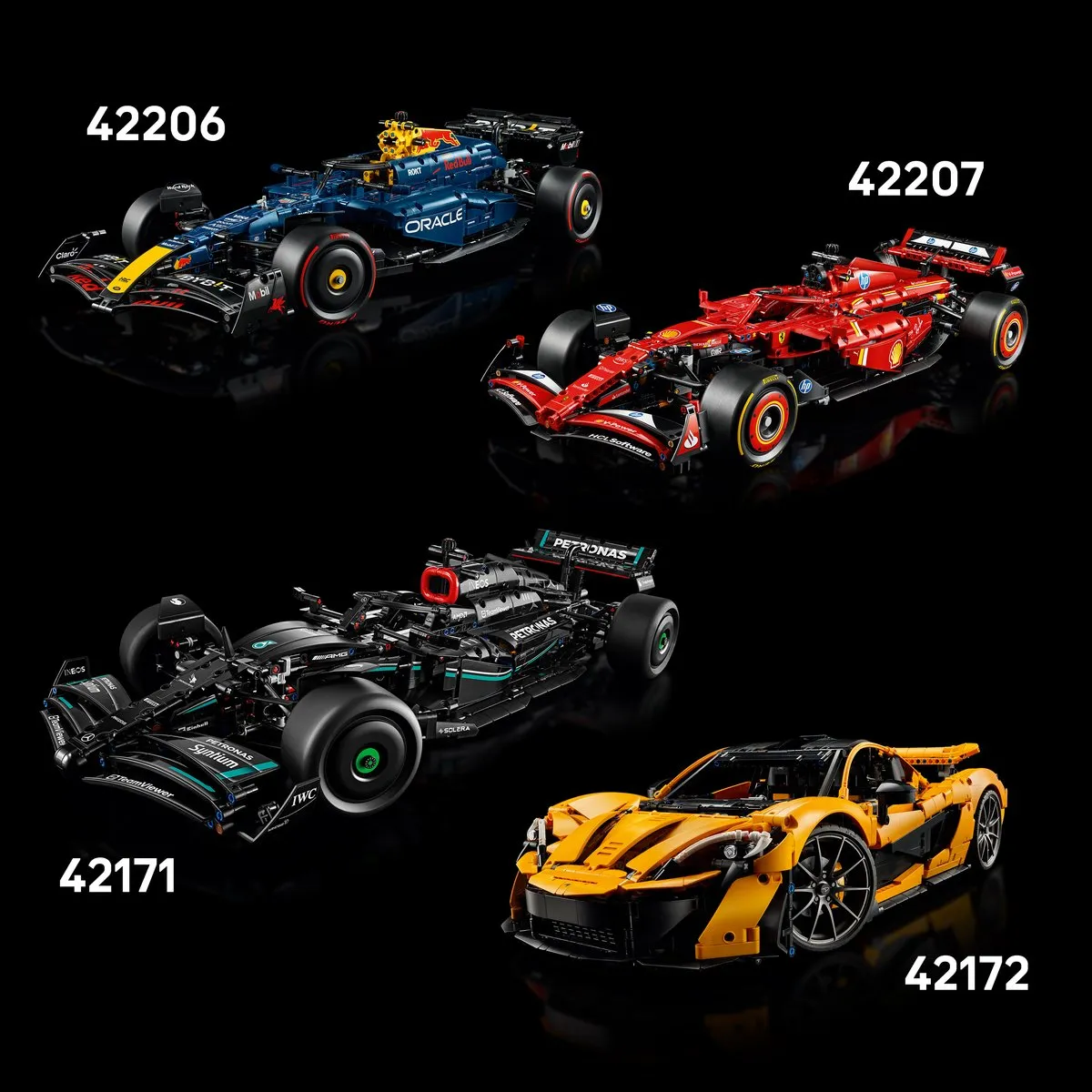 LEGO Technic McLaren MCL39 F1 Car 42228 - 1675 Stukken