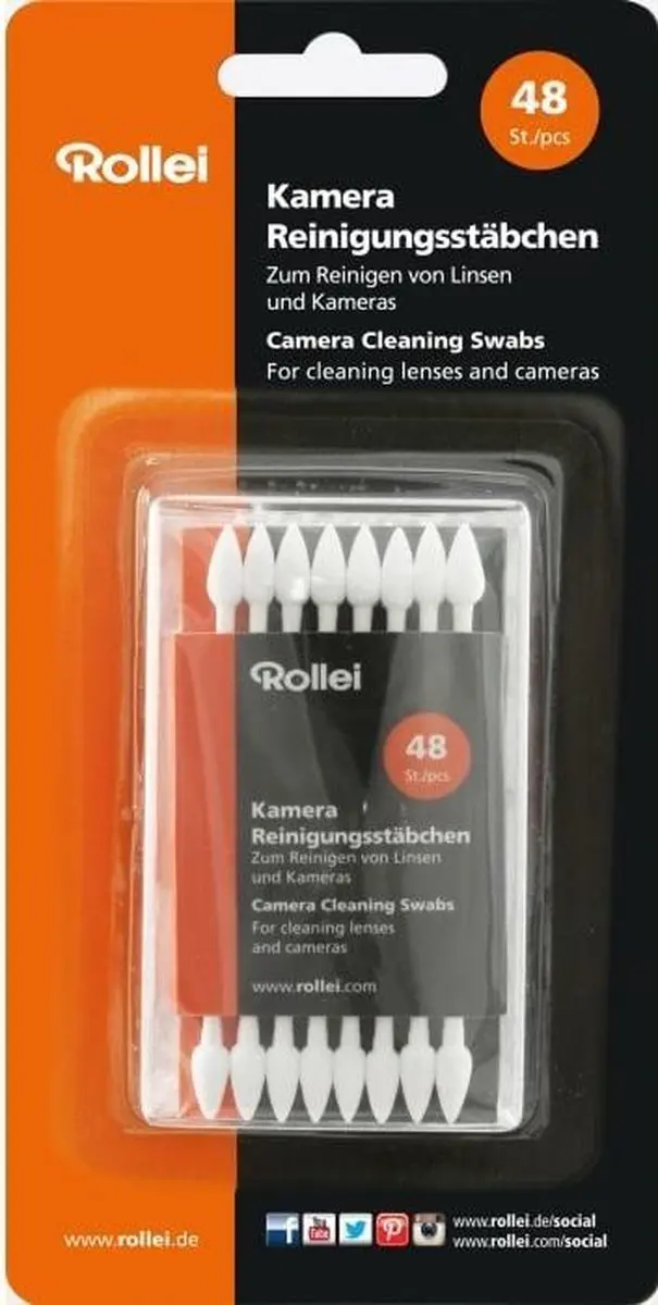 Rollei 27015 Kamera Reinigingsstaafjes - 48 Stuks