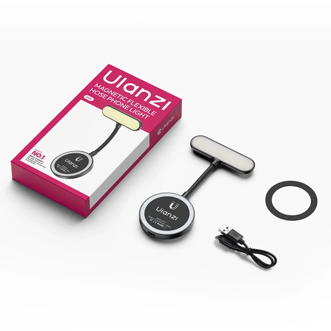 Ulanzi M10 Magnetische Telefoonlamp L289 - Zwart