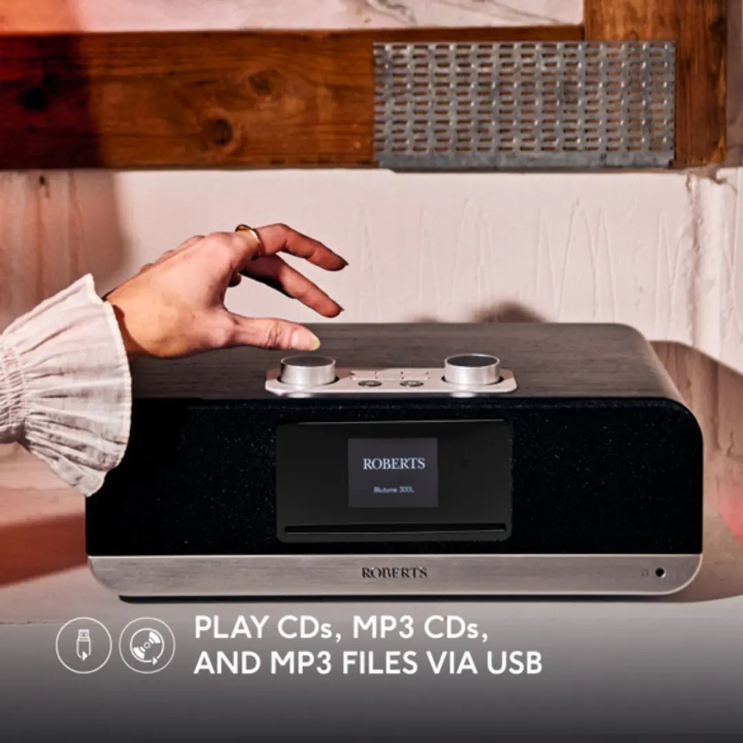 Roberts Blutune 300 LE Radio - Zwart