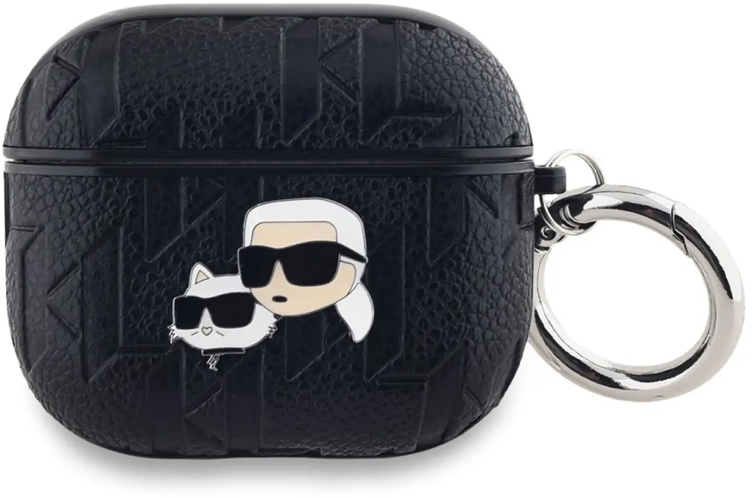 Karl Lagerfeld Monogram Karl & Choupette AirPods 3 Hoes