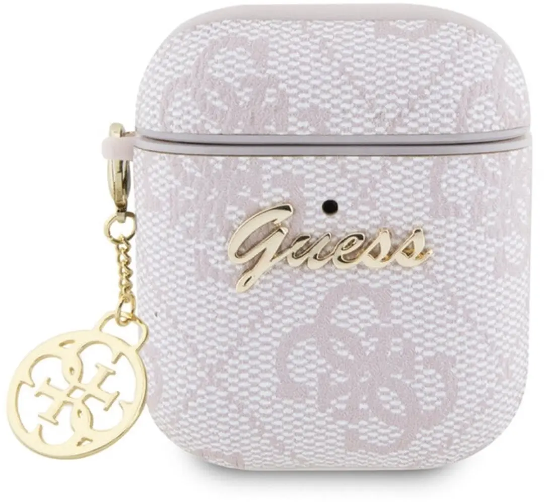 GUESS funda CHARM PU 4G Airpods 1/2 ROSA