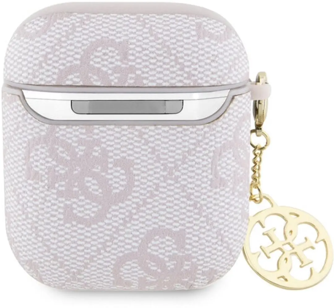 GUESS funda CHARM PU 4G Airpods 1/2 ROSA