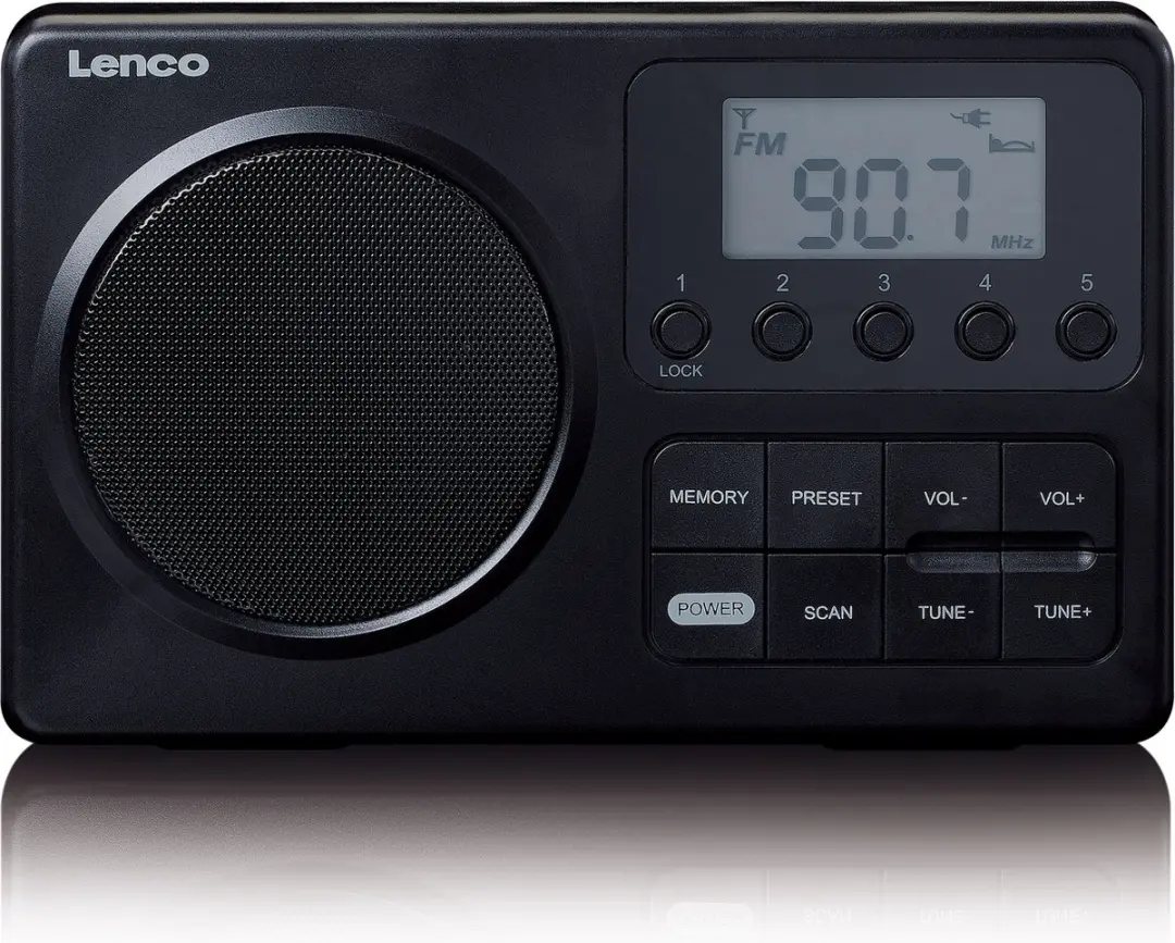 Lenco MPR-035BK Draagbare Radio