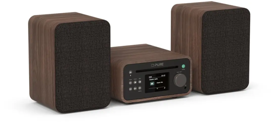 Pure Classic Stereo Mini Home Audiosysteem 40W