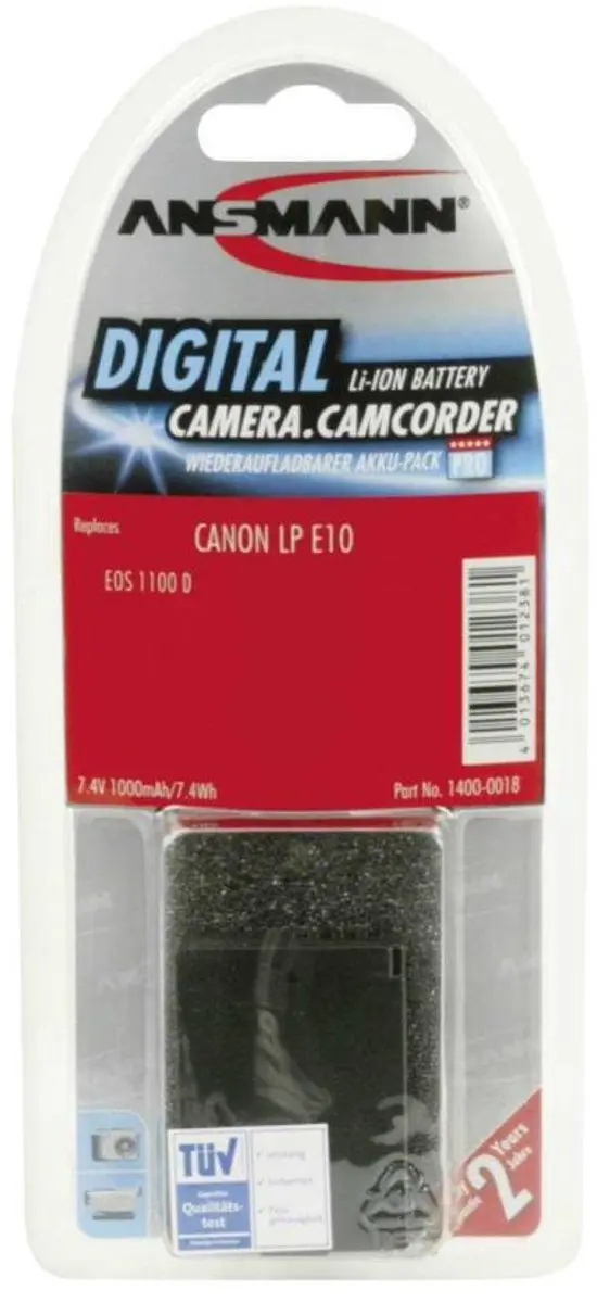Ansmann A-CAN LP E10 Accu 1000mAh