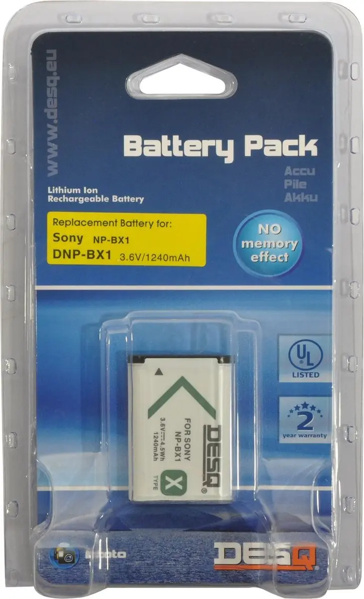 Desq NP-BX1 Accu 1240mAh