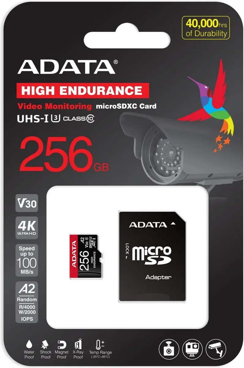 ADATA AUSDX256GUI3V30SHA2-RA1 MicroSDXC 256GB UHS-I