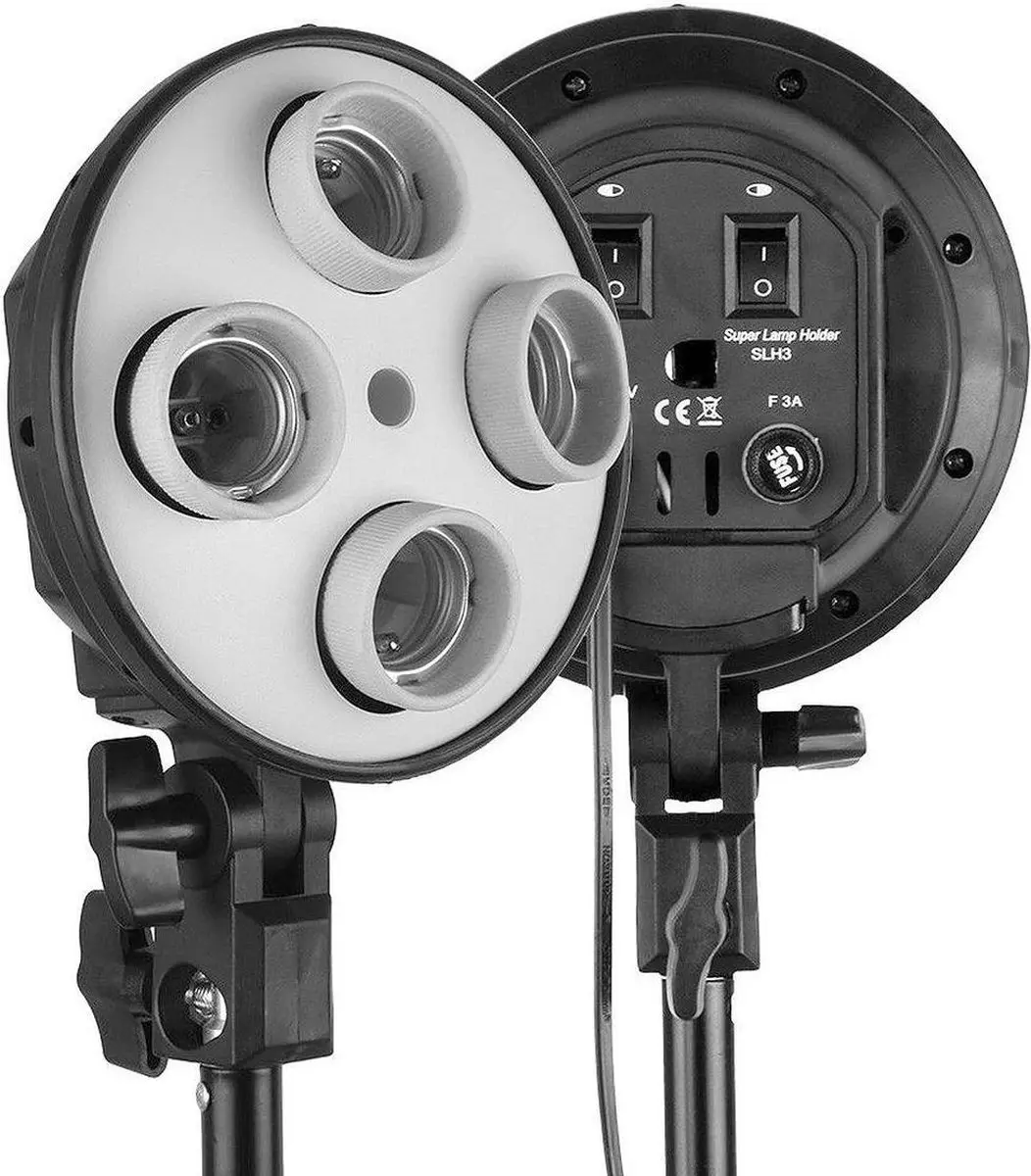 Bresser BR-2845 Fotostudioset - 2x Softboxen 50x70cm - Zwart