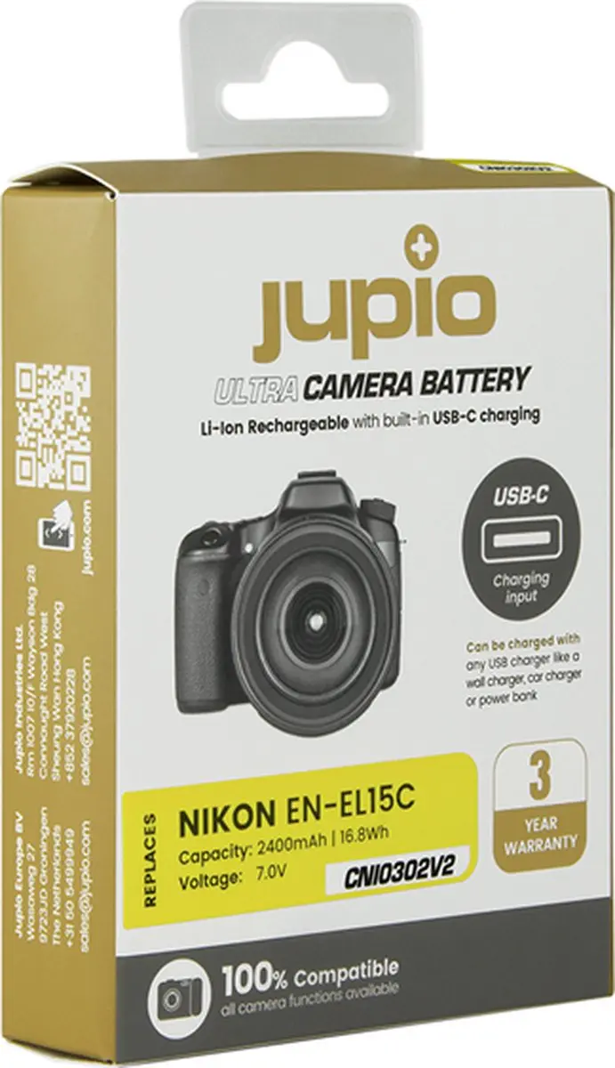 Jupio EN-EL15C Accu 2400mAh