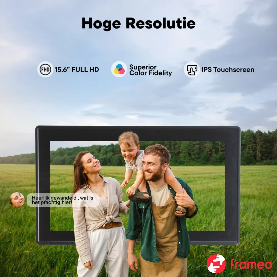 Denver PFF1515B Digitale Fotolijst 15.6" - Full HD - 16GB - Zwart - afbeelding 6 van 6