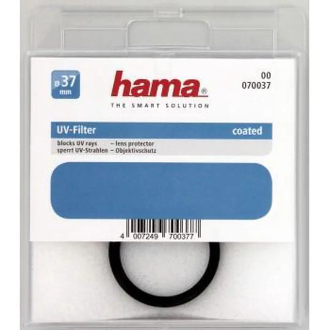 Hama UV Filter 37mm - 390nm - Wit - afbeelding 5 van 6