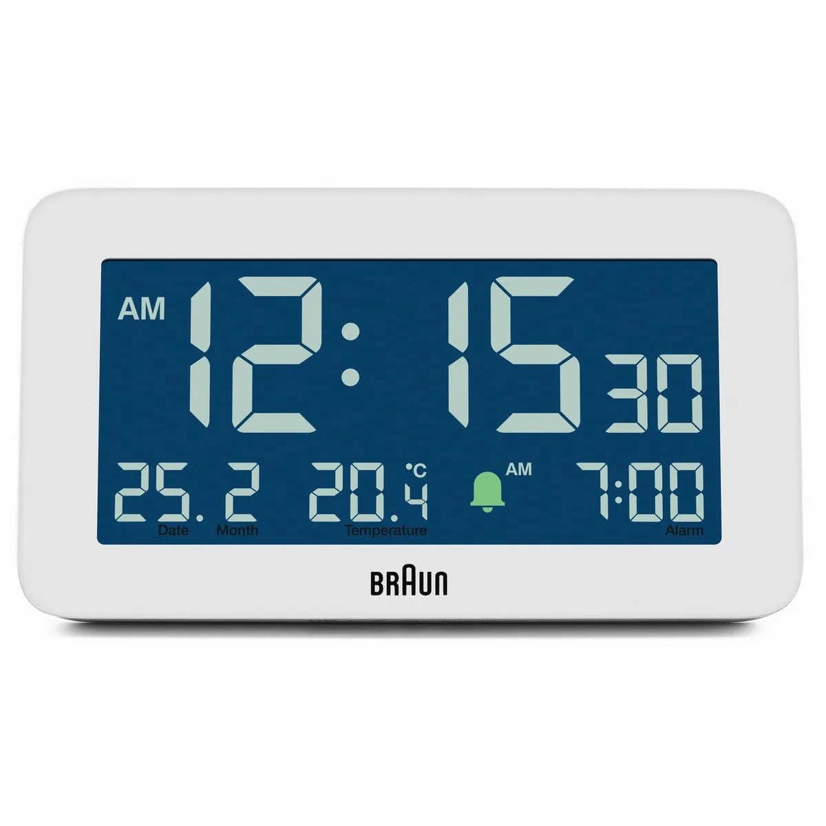 Braun BC10W Digitaal Wekker - Wit