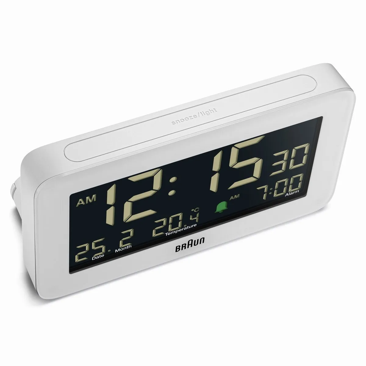 Braun BC10W Digitaal Wekker - Wit