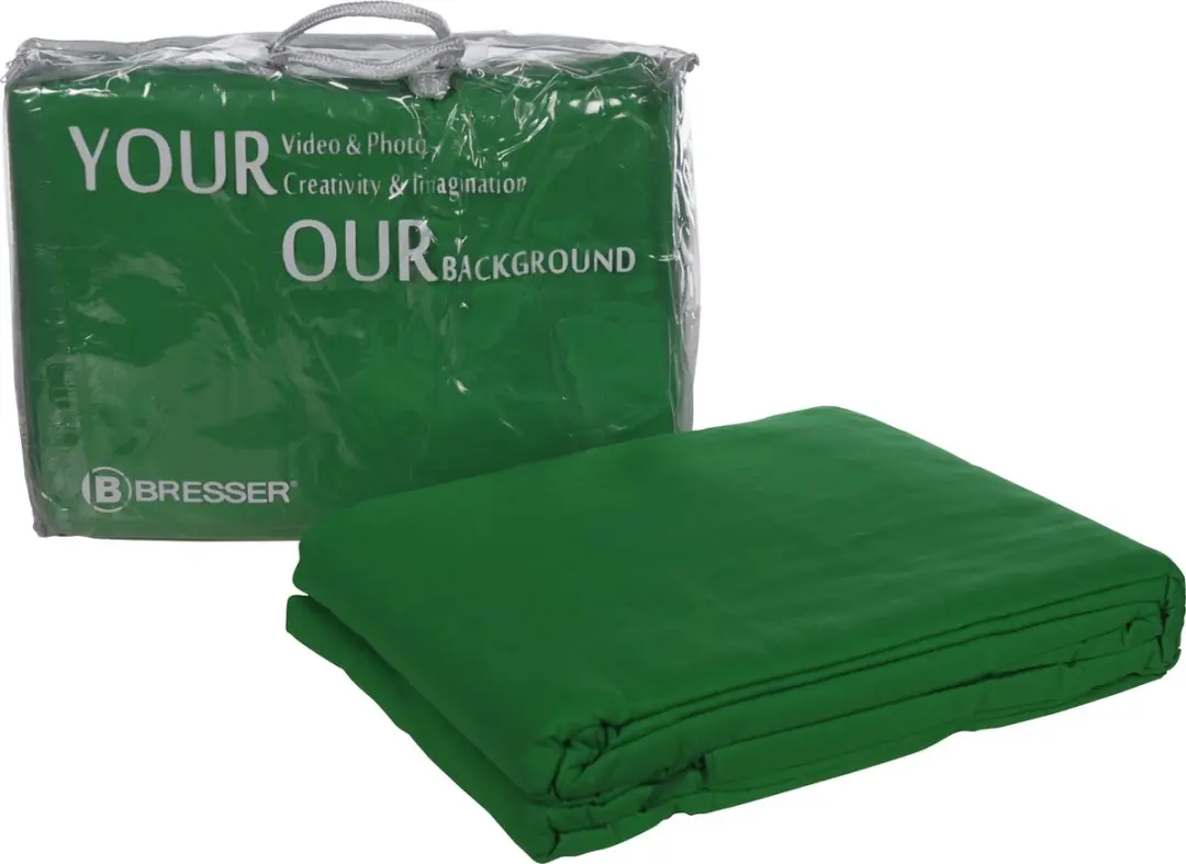Bresser Achtergronddoek Y-9 Chromakey Groen 3x6m
