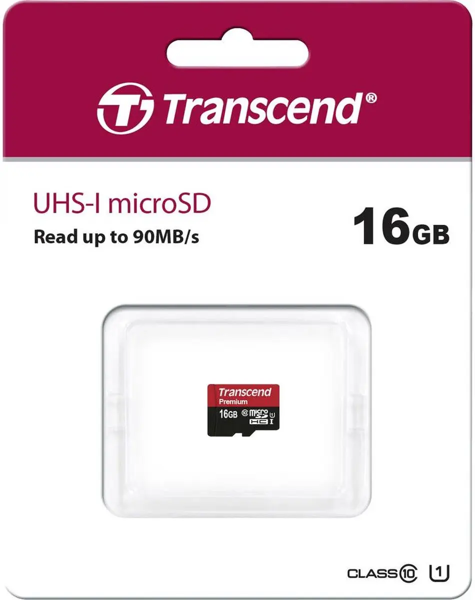 Transcend Premium UHS-I Micro SD TS16GUSDCU1 16GB
