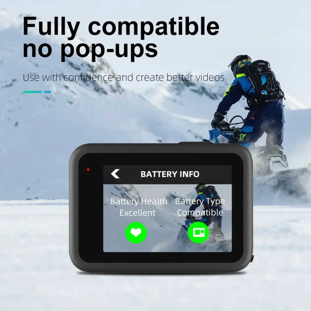 Telesin Triple Oplader met 2 GoPro Batterijen GP-BTR-903-B