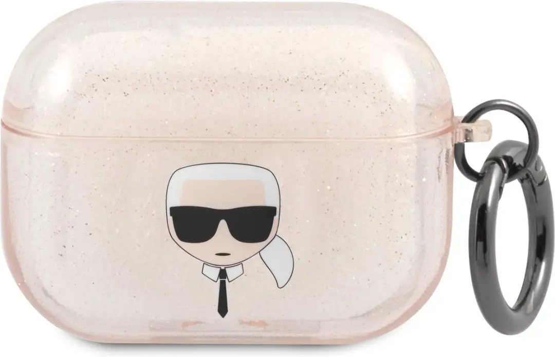 Karl Lagerfeld Glitter AirPods Pro Hoesje