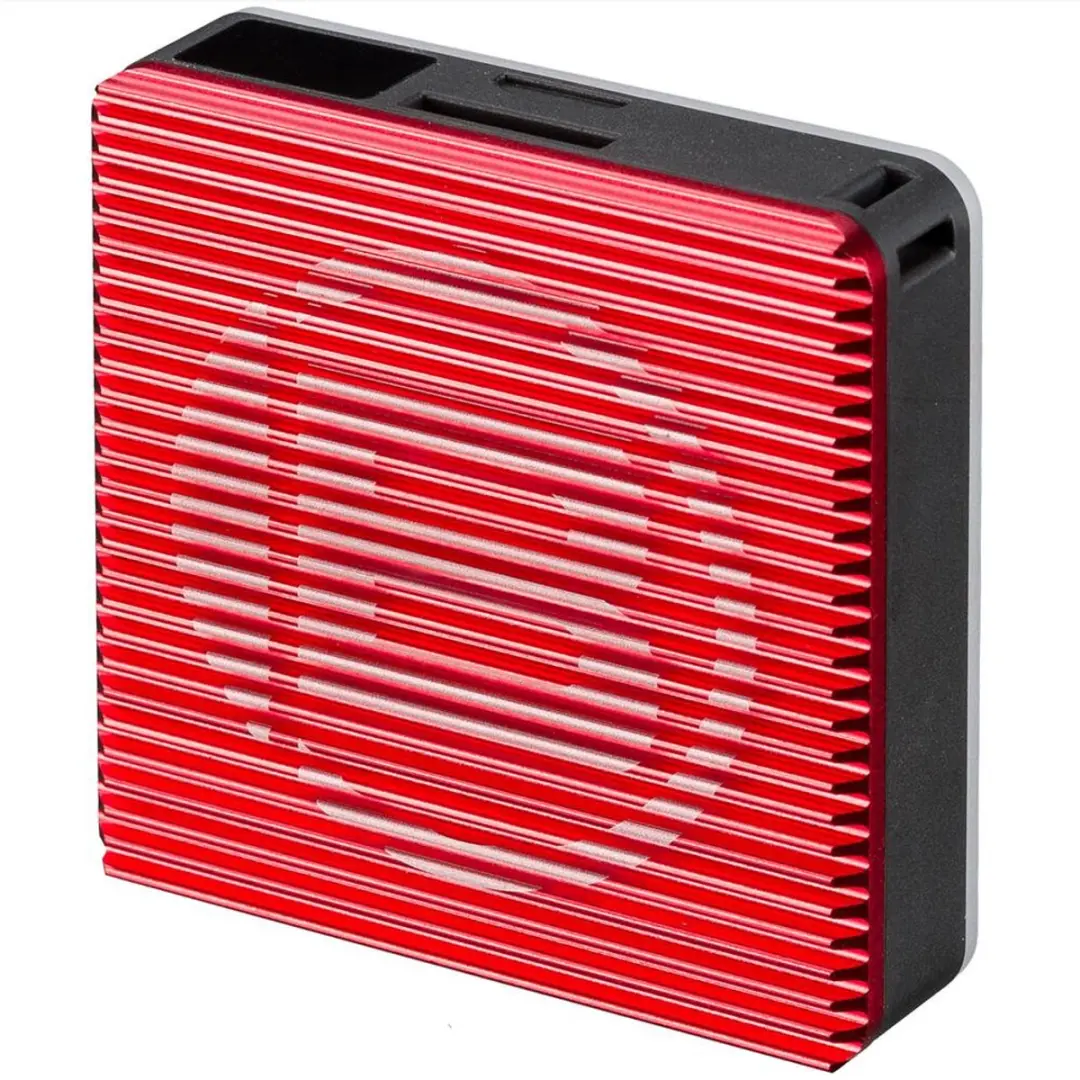 Bresser Pocket 5W LED-Licht - Rood/Wit/Zwart