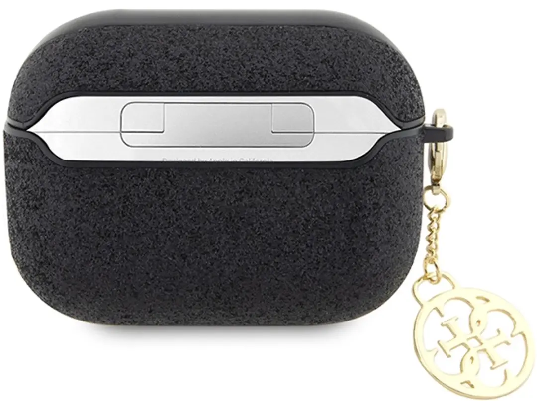 Guess GUAP2GLGSHK Hoesje AirPods Pro 2 - Zwart Glitter