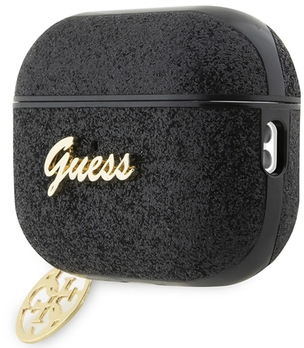 Guess GUAP2GLGSHK Hoesje AirPods Pro 2 - Zwart Glitter