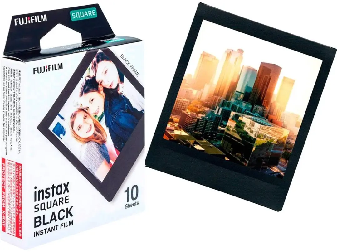 FUJIFILM instax Square Film 10 Stuks - Zwart Kader - afbeelding 6 van 6