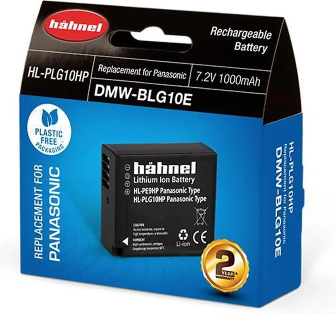 HAHNEL HL-PLG10HP Accu Panasonic DMW-BLG10 - 1000mAh